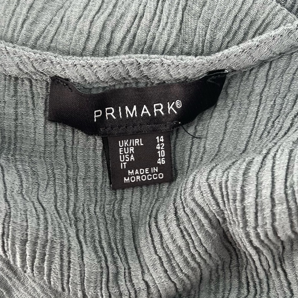 Primark Green Mini Sleeveless Swing Dress Size 10 Women’s - Picture 2 of 6